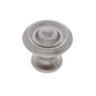 JVJ Hardware - Vintage Collection Satin Nickel Finish 1-1/4'' Ripple Knob, Composition Zamac - Satin Nickel