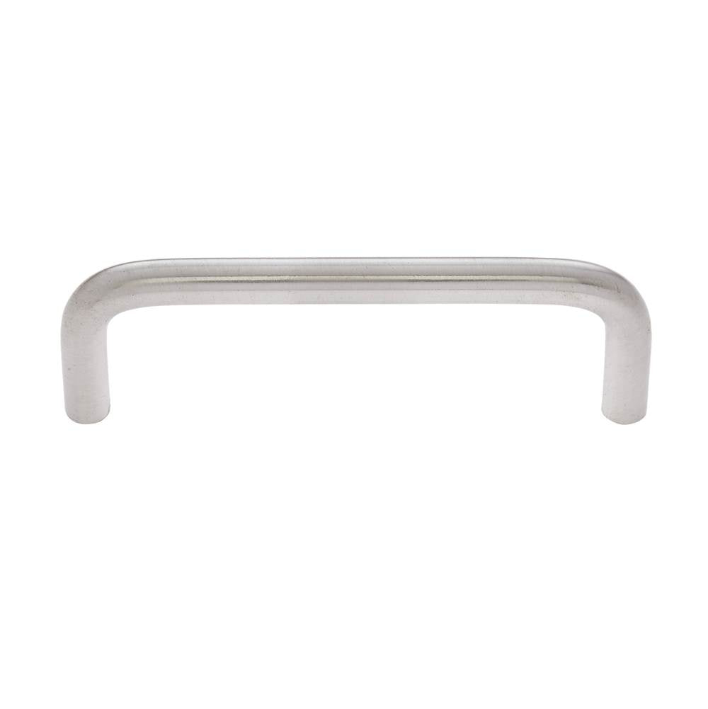 JVJ Hardware - Vintage Collection Satin Nickel Finish 3-1/2'' c/c Wire Pull, Composition Zamac - Satin Nickel