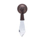 JVJ Hardware - Pure Elegance Collection Old World Bronze Finish 31 percent Leaded Crystal Tapered 2-3/4'' Baguette Pendant Pull - Old World Bronze