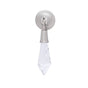 JVJ Hardware - Pure Elegance Collection Satin Nickel Finish 31 percent Leaded Crystal Tapered 2-3/4'' Baguette Pendant Pull - Satin Nickel