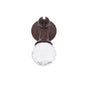 JVJ Hardware - Pure Elegance Collection Old World Bronze Finish 31 percent Leaded Crystal 2'' Old European Cut Pendant Pull - Old World Bronze