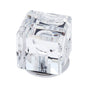 JVJ Hardware - Pure Elegance Collection Polished Chrome Finish 31 percent Leaded 30 mm Crystal Square Knob, Composition Leaded Crystal and Solid Brass - Polished Chrome