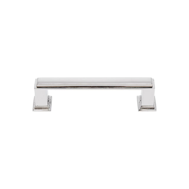 JVJ Hardware - Marquee Collection Polished Nickel Finish 96 mm c/c Transitional Pull, Composition Zamac - Polished Nickel