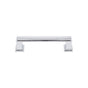 JVJ Hardware - Marquee Collection Polished Chrome Finish 96 mm c/c Transitional Pull, Composition Zamac - Polished Chrome