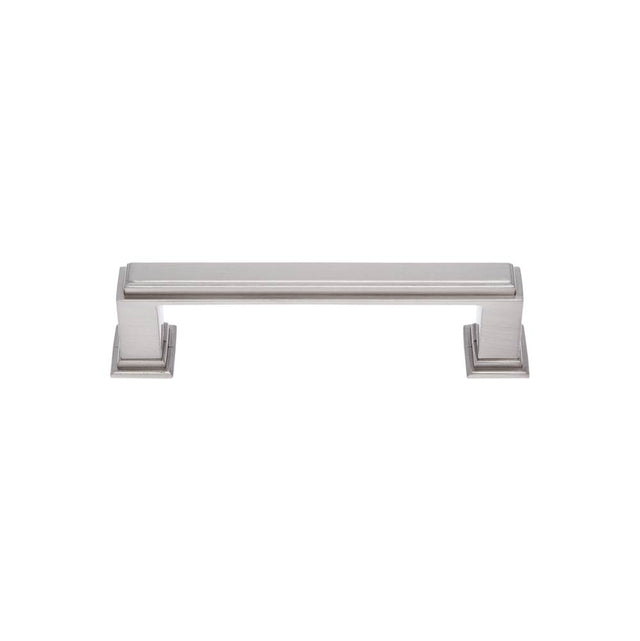 JVJ Hardware - Marquee Collection Satin Nickel Finish 96 mm c/c Transitional Pull, Composition Zamac - Satin Nickel