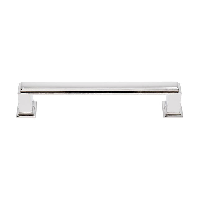 JVJ Hardware - Marquee Collection Polished Nickel Finish 128 mm c/c Transitional Pull, Composition Zamac - Polished Nickel