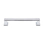 JVJ Hardware - Marquee Collection Polished Chrome Finish 128 mm c/c Transitional Pull, Composition Zamac - Polished Chrome