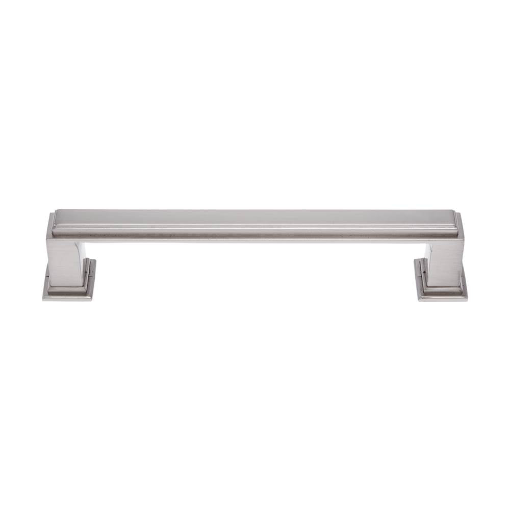 JVJ Hardware - Marquee Collection Satin Nickel Finish 128 mm c/c Transitional Pull, Composition Zamac - Satin Nickel