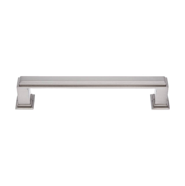 JVJ Hardware - Marquee Collection Satin Nickel Finish 128 mm c/c Transitional Pull, Composition Zamac - Satin Nickel