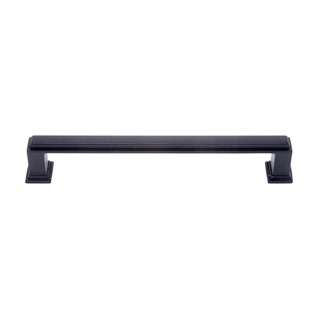 JVJ Hardware - Marquee Collection Oil Rubbed Bronze Finish 160 mm c/c Transitional Pull, Composition Zamac - Oil Rubbed Bronze