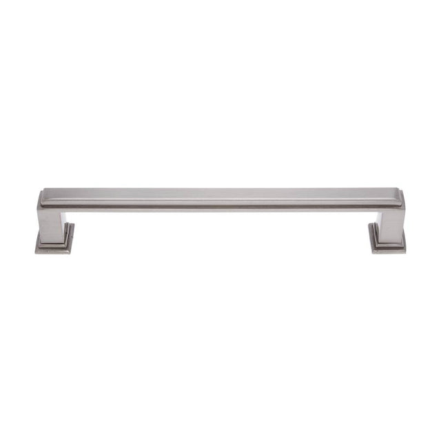 JVJ Hardware - Marquee Collection Satin Nickel Finish 160 mm c/c Transitional Pull, Composition Zamac - Satin Nickel