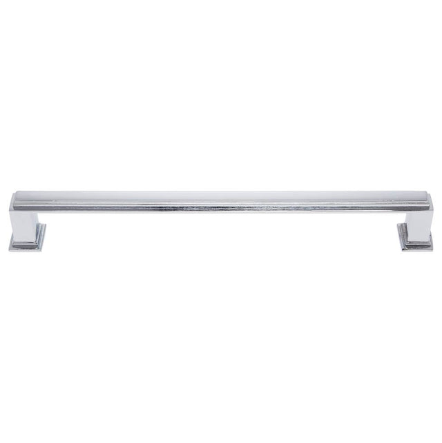 JVJ Hardware - Marquee Collection Polished Chrome Finish 8'' c/c Transitional Pull, Composition Zamac - Polished Chrome