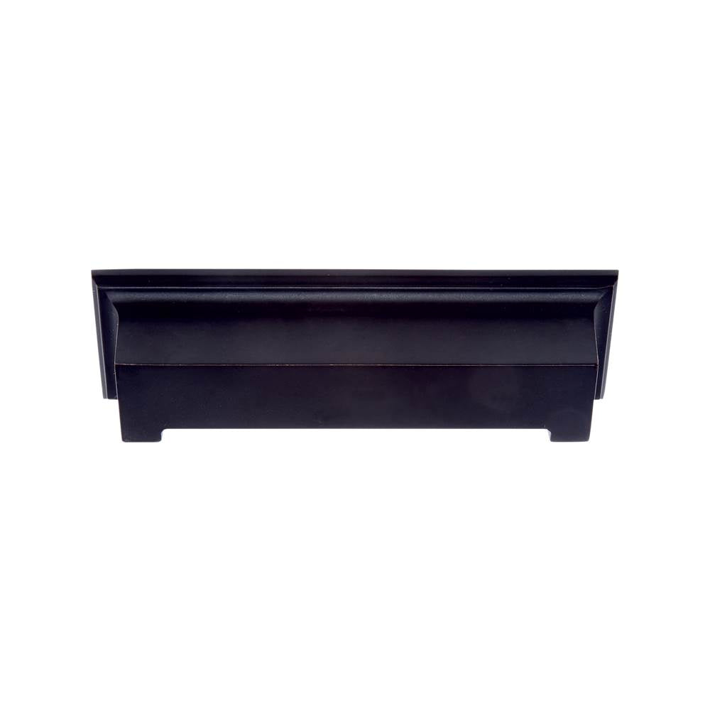 JVJ Hardware - Marquee Collection Oil Rubbed Bronze Finish 96 mm c/c Transitional Cup Pull, Composition Zamac - Oil Rubbed Bronze