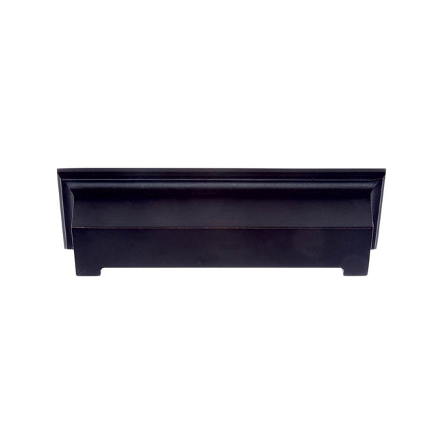 JVJ Hardware - Marquee Collection Oil Rubbed Bronze Finish 96 mm c/c Transitional Cup Pull, Composition Zamac - Oil Rubbed Bronze