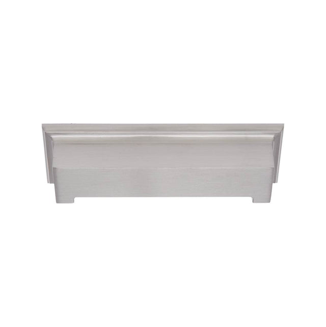 JVJ Hardware - Marquee Collection Satin Nickel Finish 96 mm c/c Transitional Cup Pull, Composition Zamac - Satin Nickel