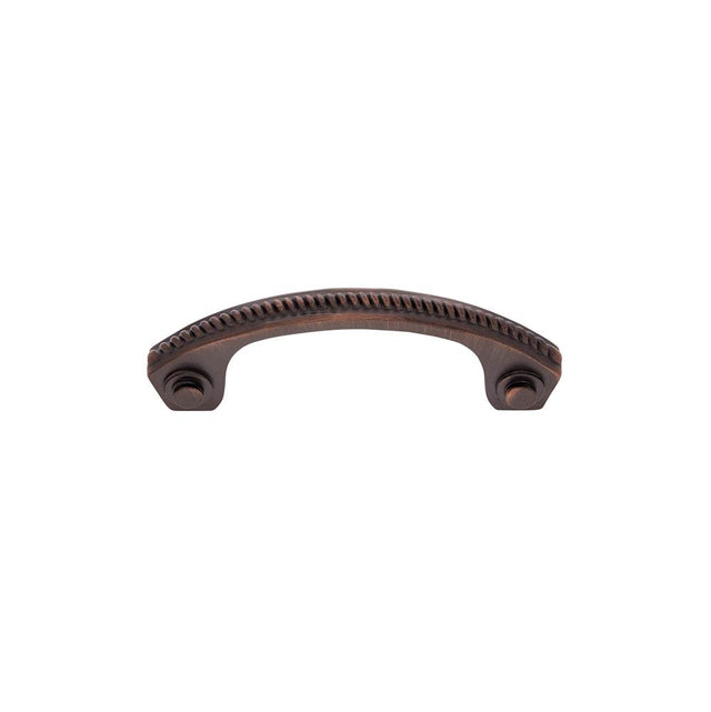 JVJ Hardware - Classic Collection Old World Bronze Finish 3'' c/c Rope Pull, Composition Solid Brass - Old World Bronze