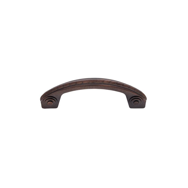 JVJ Hardware - Classic Collection Old World Bronze Finish 3'' c/c English Rope Pull, Composition Solid Brass - Old World Bronze