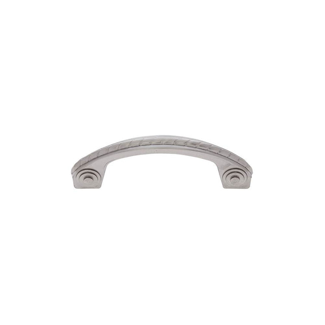 JVJ Hardware - Classic Collection Satin Nickel Finish 3'' c/c English Rope Pull, Composition Solid Brass - Satin Nickel