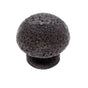 JVJ Hardware - Lone Star Collection Iron Finish 1-1/4'' Hammered Knob, Composition Zamac - Iron