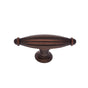 JVJ Hardware - Classic Collection Old World Bronze Finish 2-1/2'' Oblong Fluted Knob, Composition Zamac - Old World Bronze