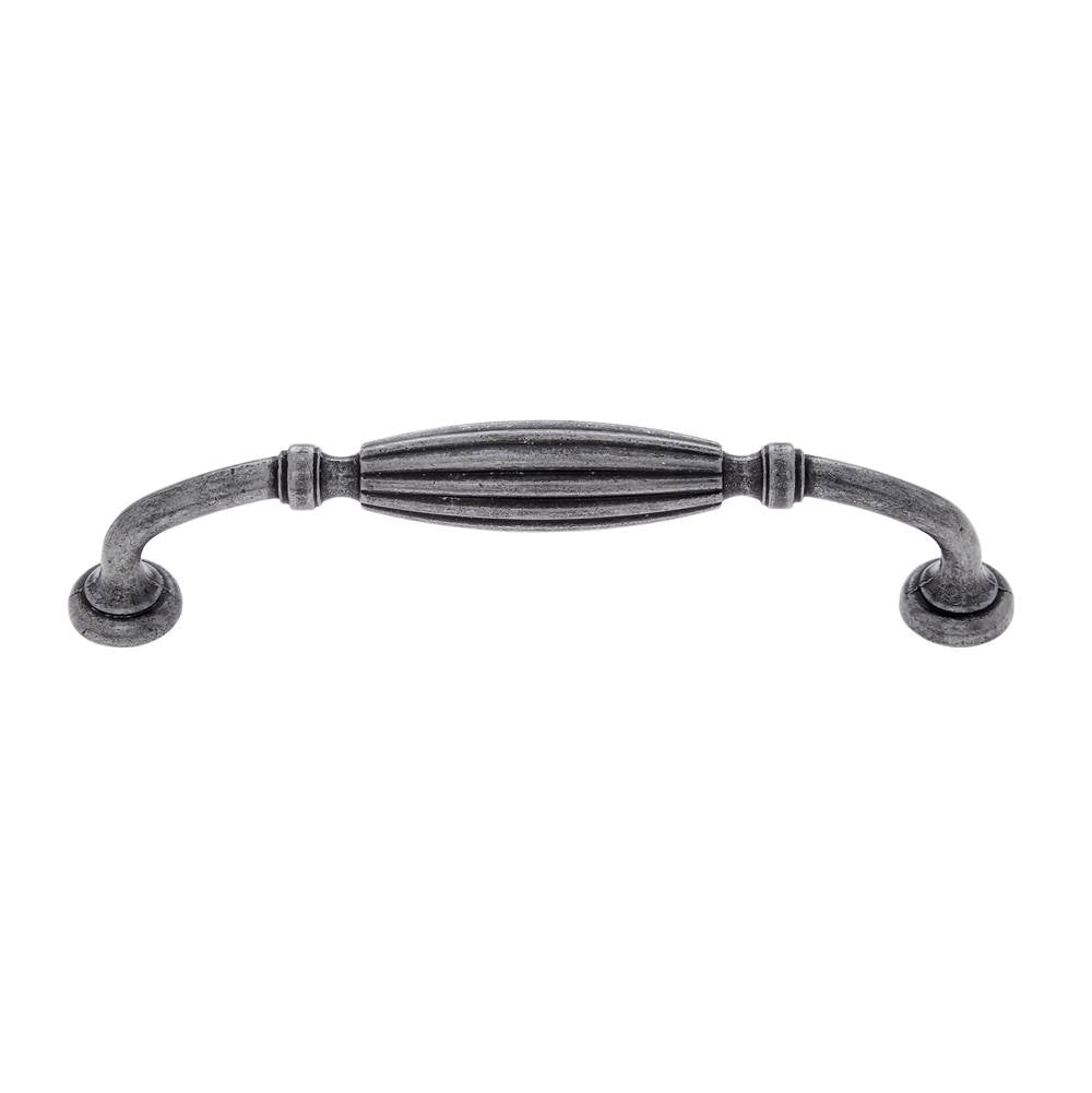 JVJ Hardware - Lone Star Collection Iron Finish 5'' c/c Fluted Pull, Composition Zamac - Iron