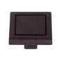 JVJ Hardware - Minimalista Collection Oil Rubbed Bronze Finish 32 mm Square Knob, Composition Zamac - Oil Rubbed Bronze