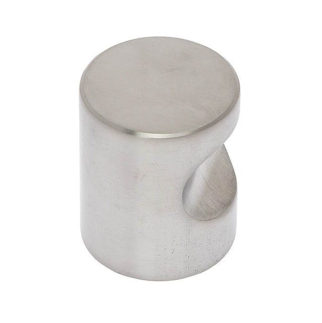 JVJ Hardware - Palermo II Collection Stainless Steel Finish 1-1/4'' Modern Cylindrical Knob, Composition Stainless Steel - Stainless Steel