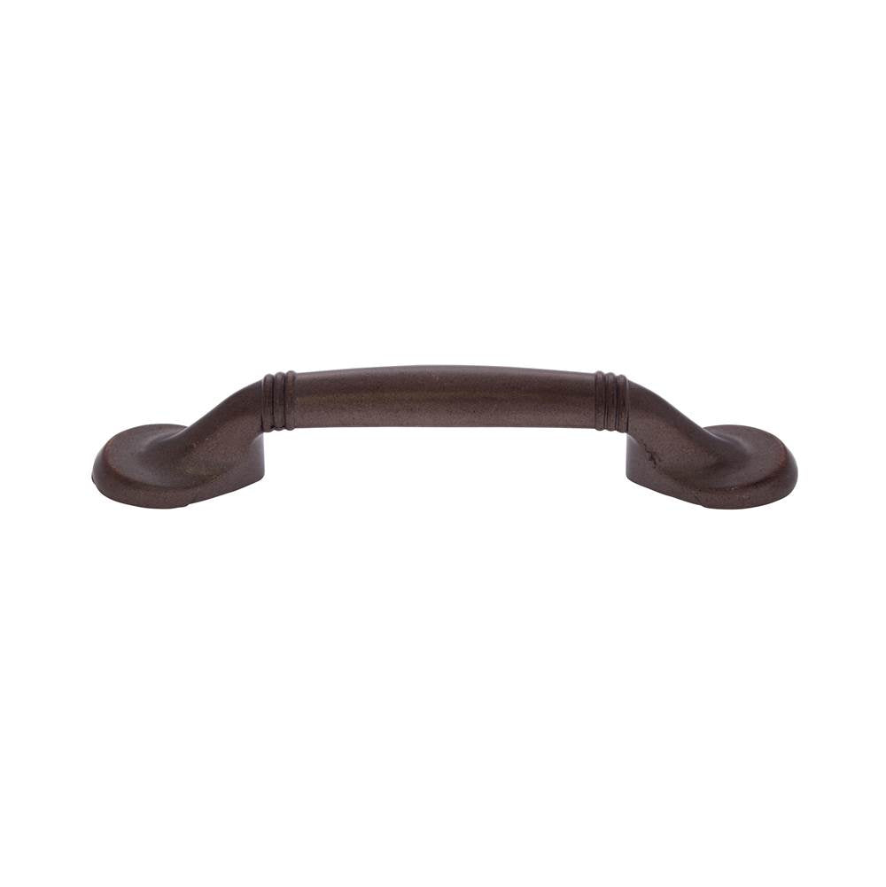JVJ Hardware - Vintage Collection Old World Bronze Finish 3'' c/c (5-3/16'' OA) Footed Pull, Composition Zamac - Old World Bronze