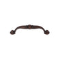 JVJ Hardware - Vintage Collection Old World Bronze Finish 96 mm c/c (4-5/16'' OA) Pull w/Bead and Beaded Foot, Composition Zamac - Old World Bronze