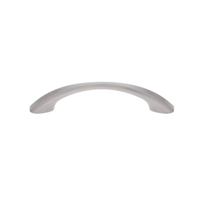 JVJ Hardware - Vintage Collection Satin Nickel Finish Pull 96 mm c/c (4-3/4'' OA) Smooth Pull, Composition Zamac - Satin Nickel