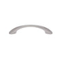JVJ Hardware - Vintage Collection Satin Nickel Finish Pull 96 mm c/c (4-3/4'' OA) Smooth Pull, Composition Zamac - Satin Nickel