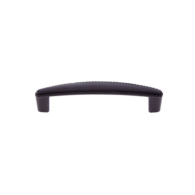 JVJ Hardware - Vintage Collection Oil Rubbed Bronze Finish 96 mm c/c (4-3/4'' OA) Roped Pull, Composition Zamac - Oil Rubbed Bronze