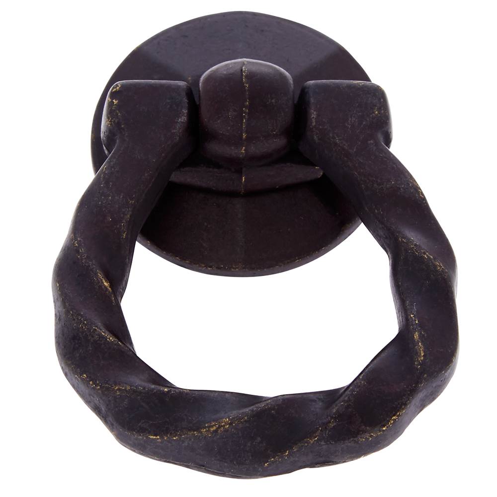 JVJ Hardware - Lone Star Collection Rust Finish 2-7/16'' Ring Pull, Composition Zamac - Rust