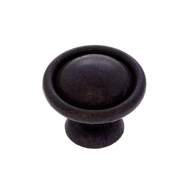 JVJ Hardware - Lone Star Collection Rust Finish Knob 1-1/4'', Composition Zamac - Rust
