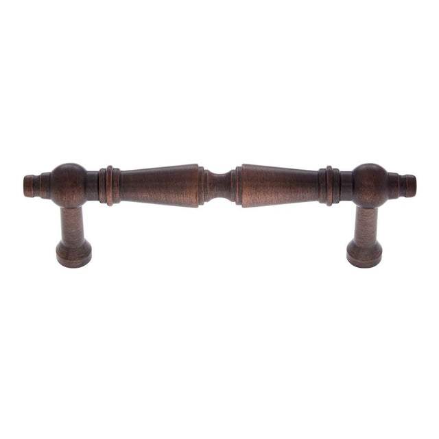 JVJ Hardware - Classic Collection Old World Bronze Finish 3'' c/c Pull, Composition Solid Brass - Old World Bronze