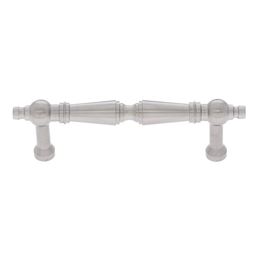 JVJ Hardware - Classic Collection Satin Nickel Finish 3'' c/c Pull, Composition Solid Brass - Satin Nickel