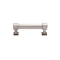 JVJ Hardware - Sterling Collection Satin Nickel Finish 4'' c/c Pull, Composition Brass - Satin Nickel