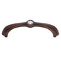 JVJ Hardware - Classic Collection Old World Bronze Finish 96 mm c/c Pull with Acrylic Inset, Composition Zamac - Old World Bronze