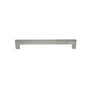 JVJ Hardware - Palermo II Collection Stainless Steel Finish 224 mm c/c Squared Thick Bar Pull w/ Posts At End, Composition Stainless Steel (14mm diameter) - Stainless Steel