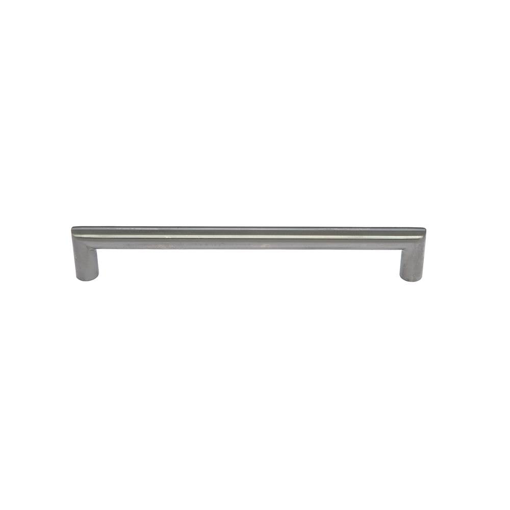 JVJ Hardware - Palermo II Collection Stainless Steel Finish 224 mm c/c Rounded Thick Bar Pull w/ Posts At End, Composition Stainless Steel - Stainless Steel
