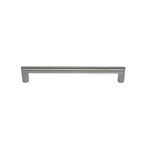 JVJ Hardware - Palermo II Collection Stainless Steel Finish 224 mm c/c Rounded Thick Bar Pull w/ Posts At End, Composition Stainless Steel - Stainless Steel