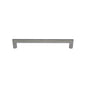 JVJ Hardware - Palermo II Collection Stainless Steel Finish 224 mm c/c Rounded Thick Bar Pull w/ Posts At End, Composition Stainless Steel - Stainless Steel