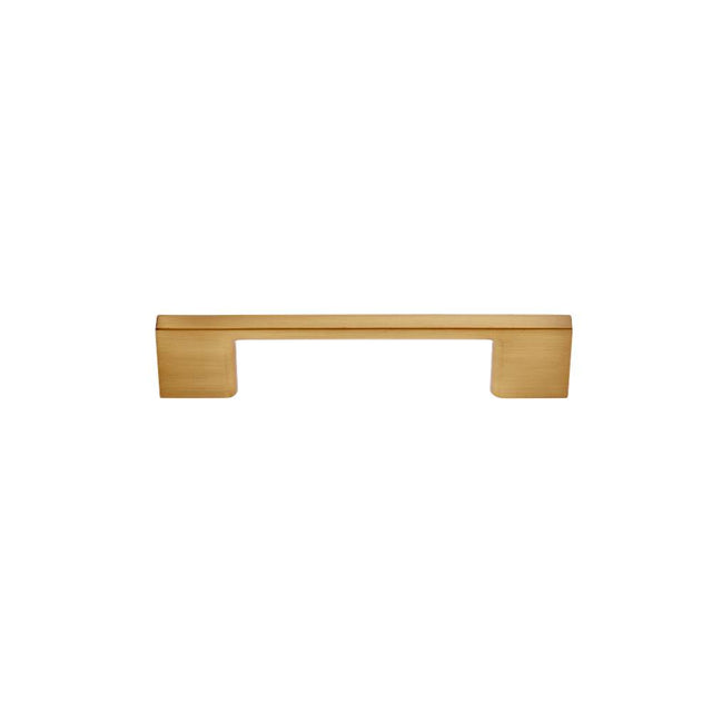 JVJ Hardware - Santorini Collection Satin Brass Finish 96 mm c/c (136 mm OA) Thin Profile Contemporary Pull, Composition Zamac