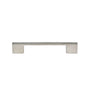 JVJ Hardware - Santorini Collection Satin Nickel Finish 96 mm c/c (136 mm OA) Thin Profile Contemporary Pull, Composition Zamac - Satin Nickel
