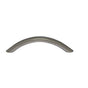 JVJ Hardware - Santorini Collection Satin Nickel Finish 96 mm c/c (115 mm OA) Rounded Bow Pull, Composition Steel - Satin Nickel
