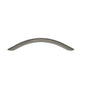 JVJ Hardware - Santorini Collection Satin Nickel Finish 128 mm c/c (154 mm OA) Rounded Bow Pull, Composition Steel - Satin Nickel