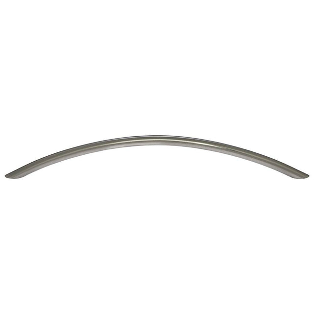 JVJ Hardware - Santorini Collection Satin Nickel Finish 320 mm c/c (356 mm OA) Rounded Bow Pull, Composition Steel - Satin Nickel