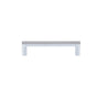 JVJ Hardware - Minimalista Collection Polished Chrome Finish 96 mm c/c Squared Ultra Thin Pull, Composition Zamac - Polished Chrome