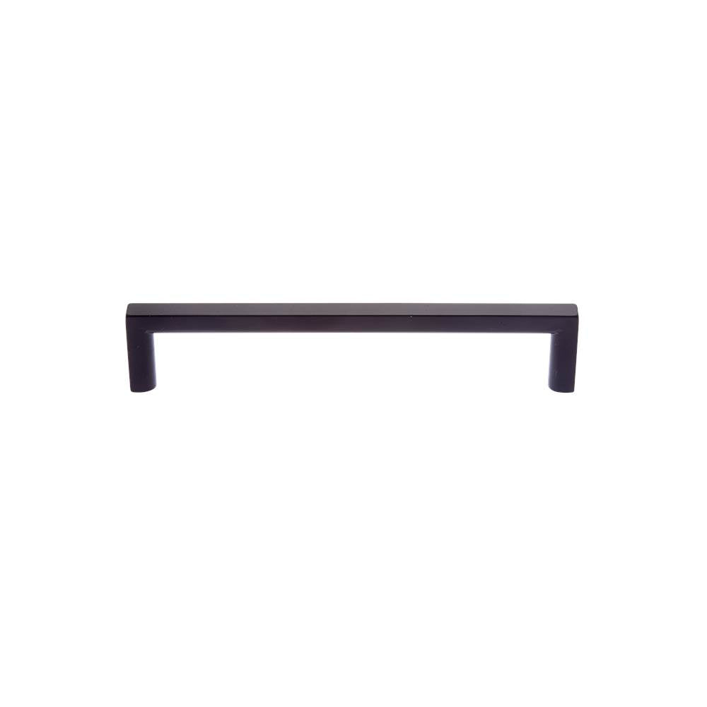 JVJ Hardware - Minimalista Collection Matte Black Finish 128 mm c/c Squared Ultra Thin Pull, Composition Zamac - Matte Black