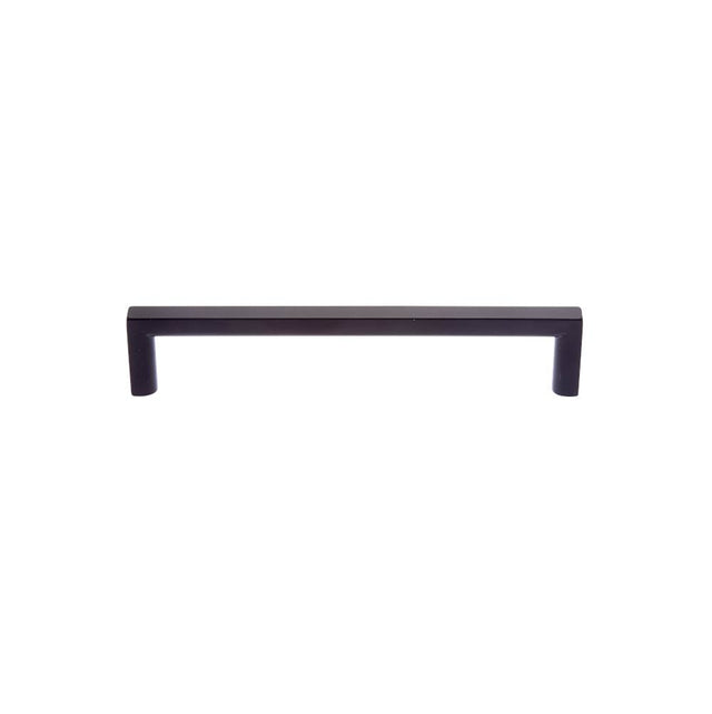 JVJ Hardware - Minimalista Collection Matte Black Finish 128 mm c/c Squared Ultra Thin Pull, Composition Zamac - Matte Black